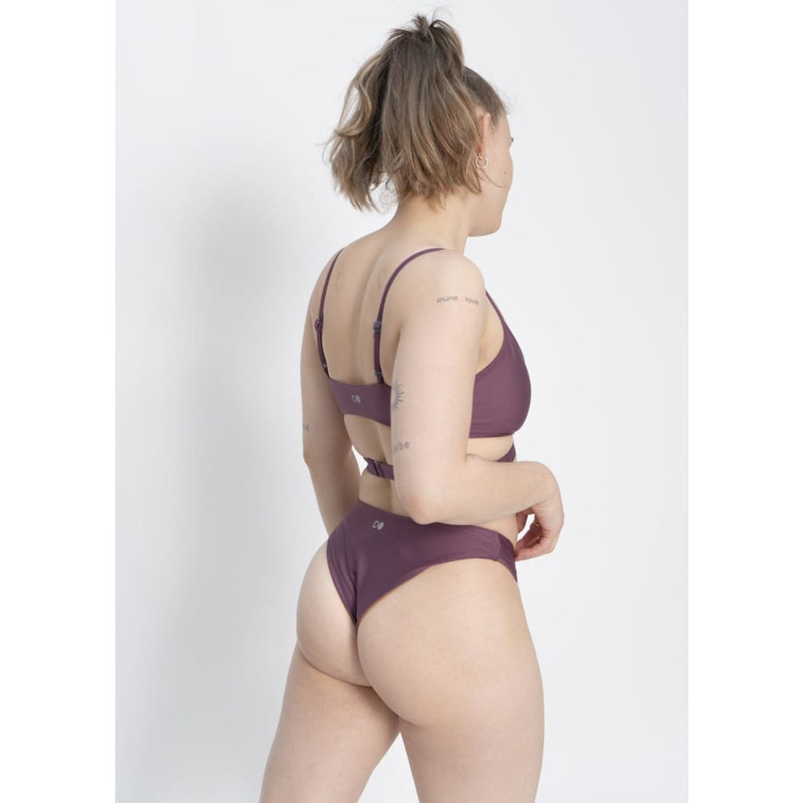 Arpoador Bottom Reversible in Lavender / Honey Mustard - 