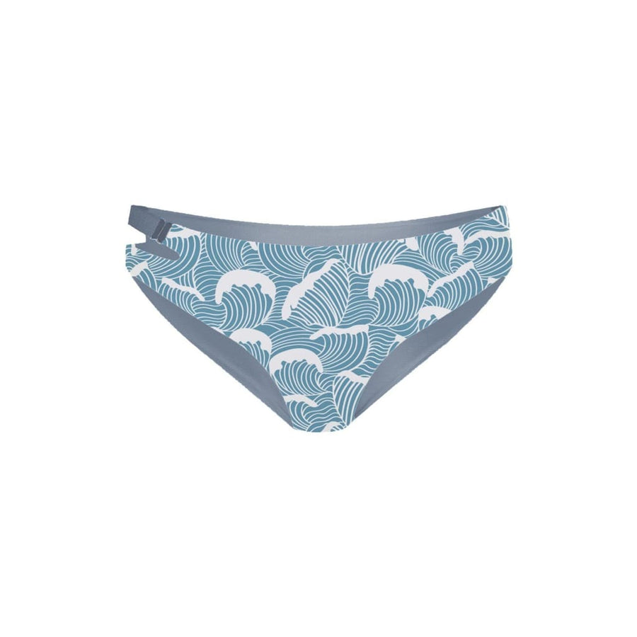 Caparica Bikini Bottom Reversible in Ocean Waves / Light 