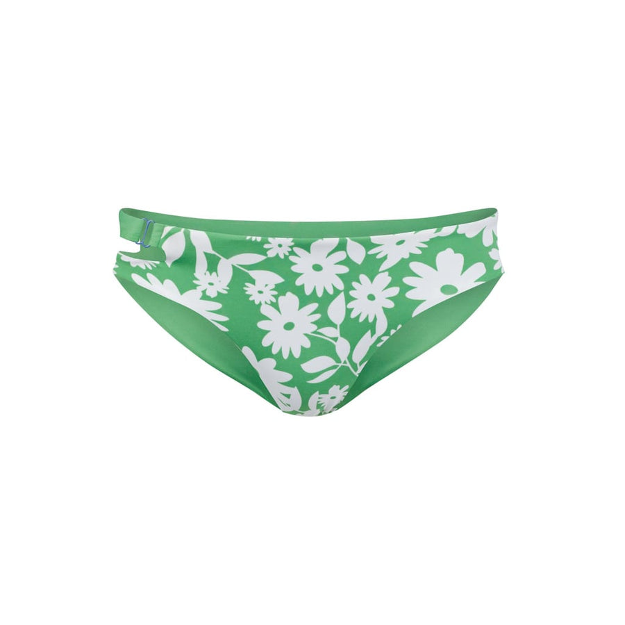 Caparica Bottom in Green Moonflower / Mint - bikini bottom