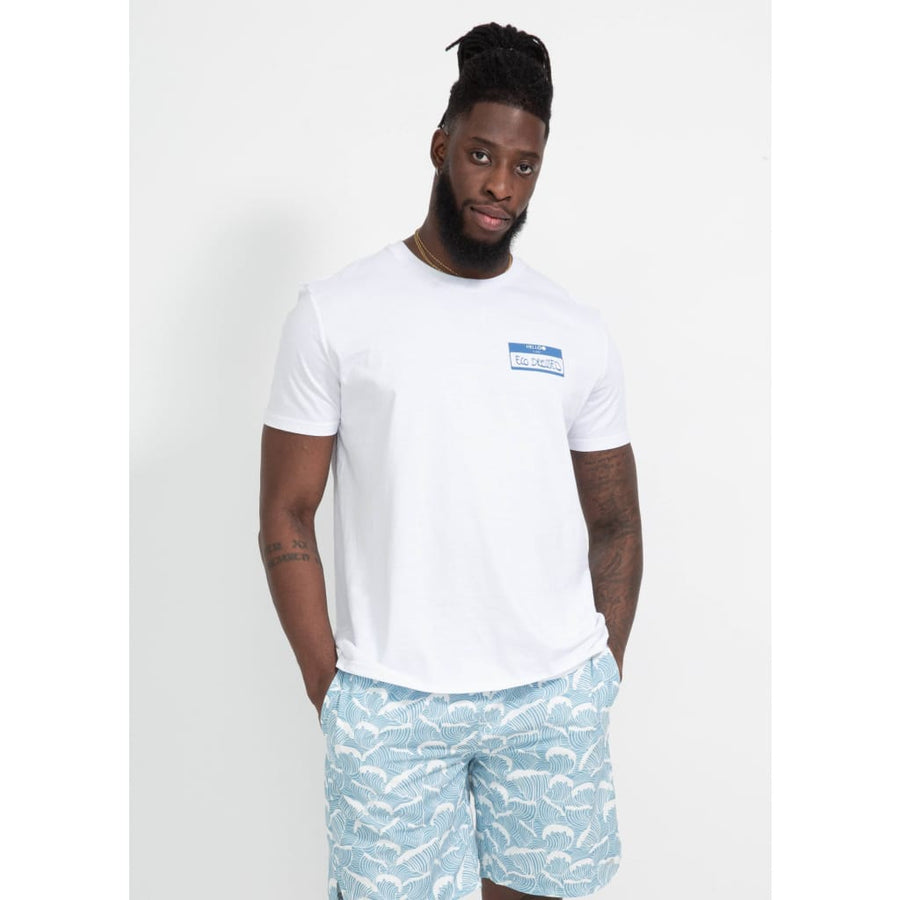 boochen sustainable Eco dressed T-Shirt white nature