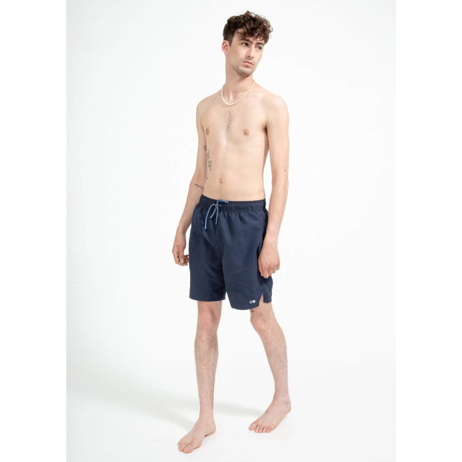 boochen eco man's boardshorts, sustainable boardshorts, beachshorts, nachhaltige badehose Midnight blue