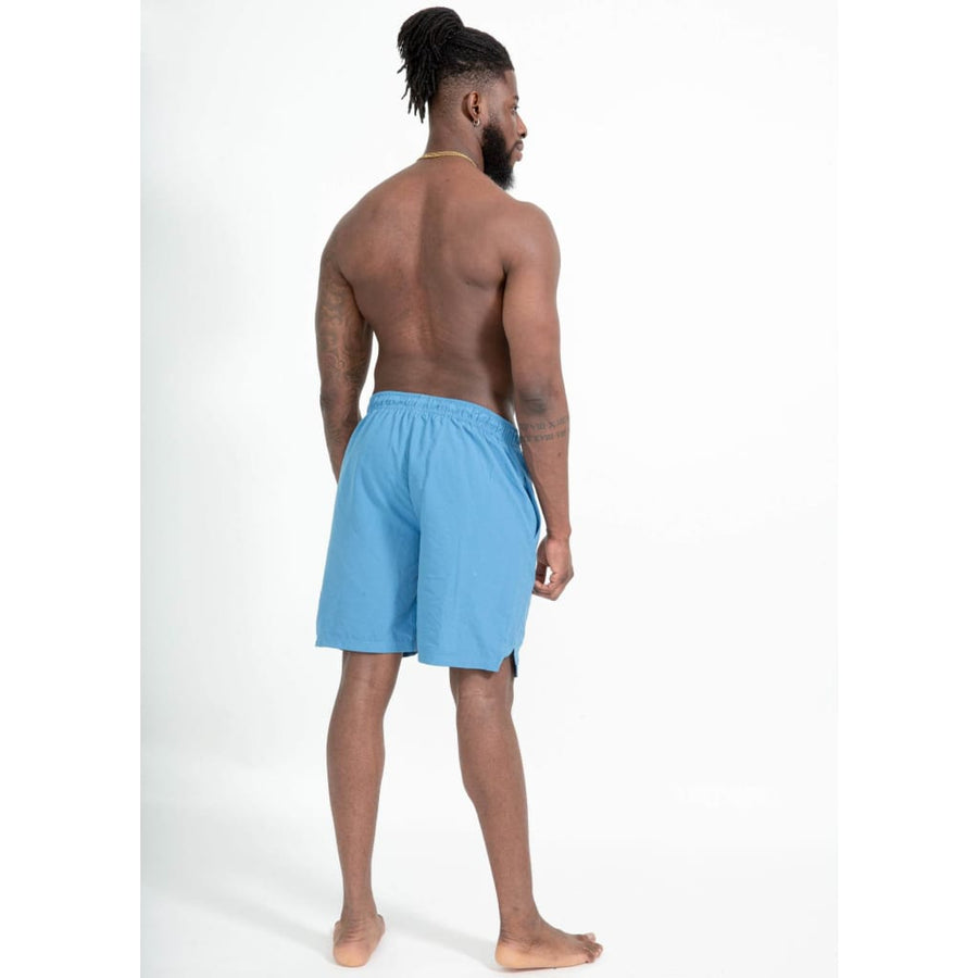 boochen eco man's boardshorts, sustainable boardshorts, beachshorts, nachhaltige badehose skylight