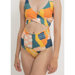 Noja Bottom in Painting Print / Dolphin - bikini bottom