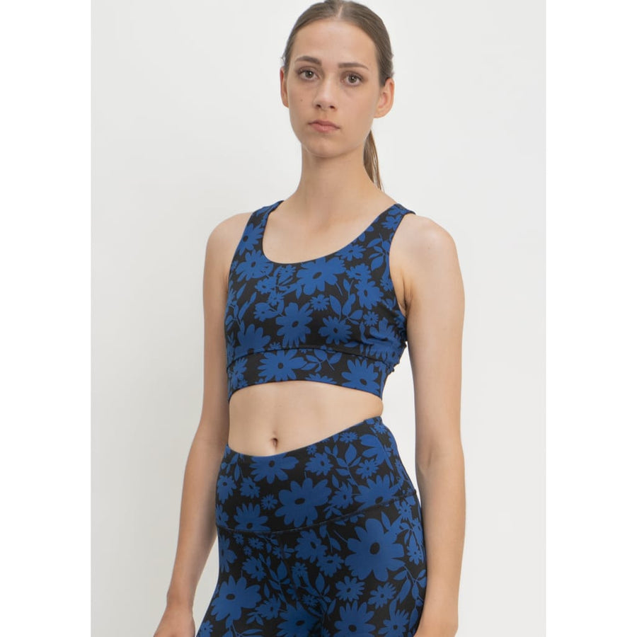 Sports Bra Ubud in Dark Moonflower - Sports Bra