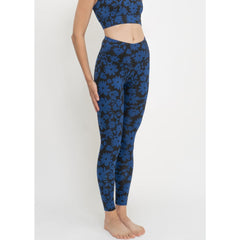 Surf & Yoga Leggings in Dark Moonflower - Leggings