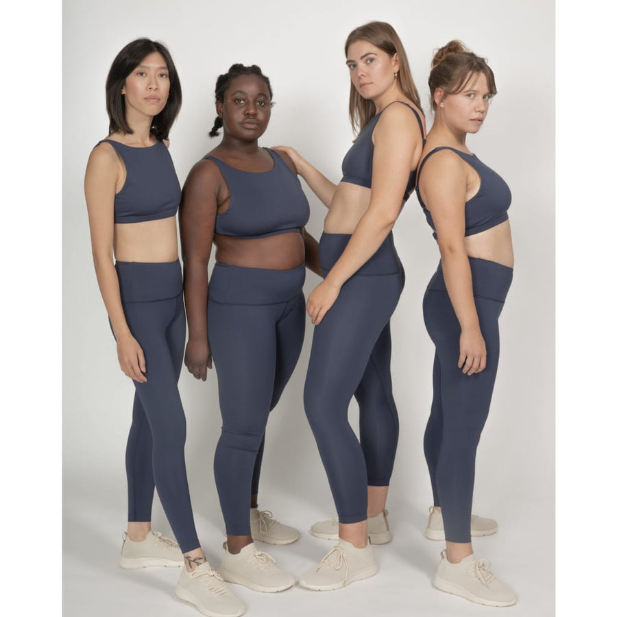 High-Rise Leggings in Midnight blue - boochen eco-conscious surfwear