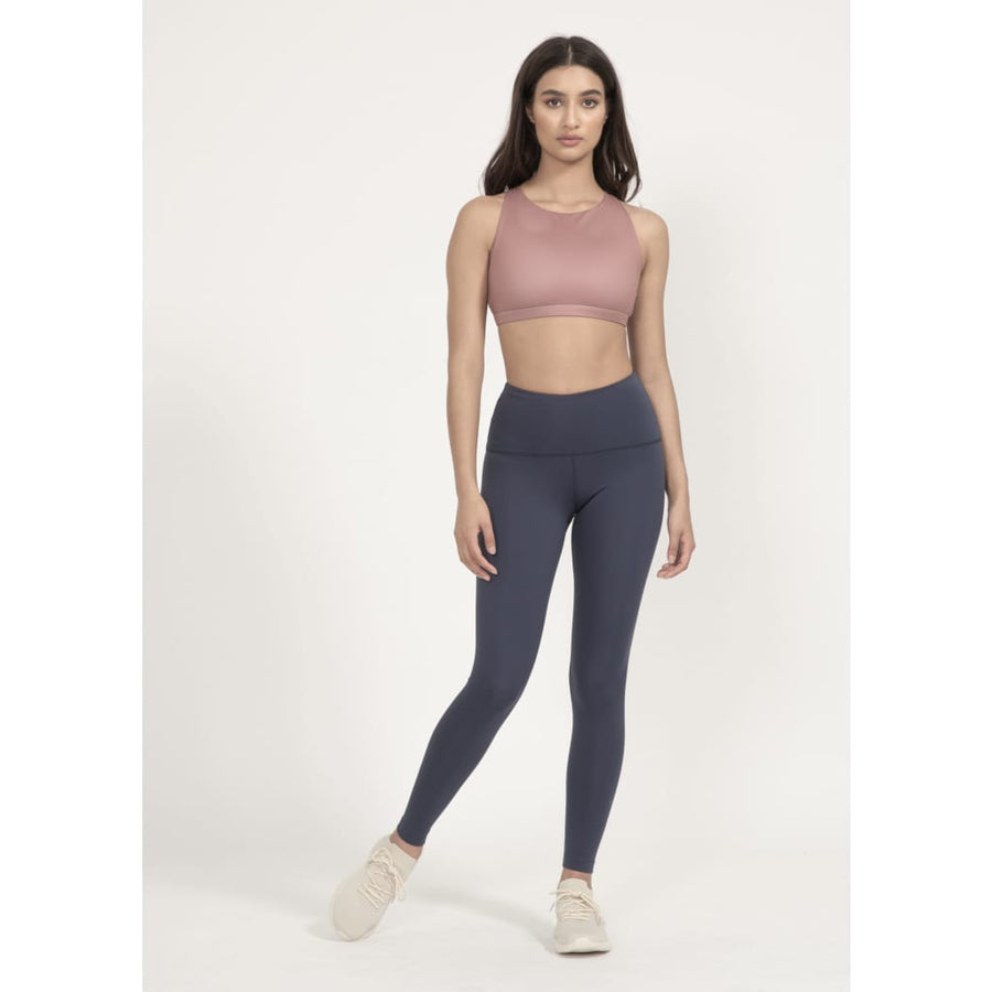 High-Rise Leggings in Midnight blue - boochen eco-conscious surfwear