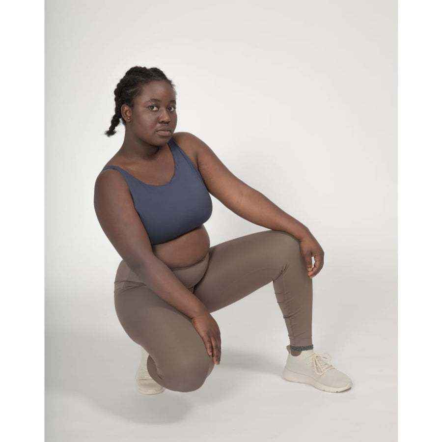 High-Rise Leggings in Mocha - boochen eco-conscious surfwear